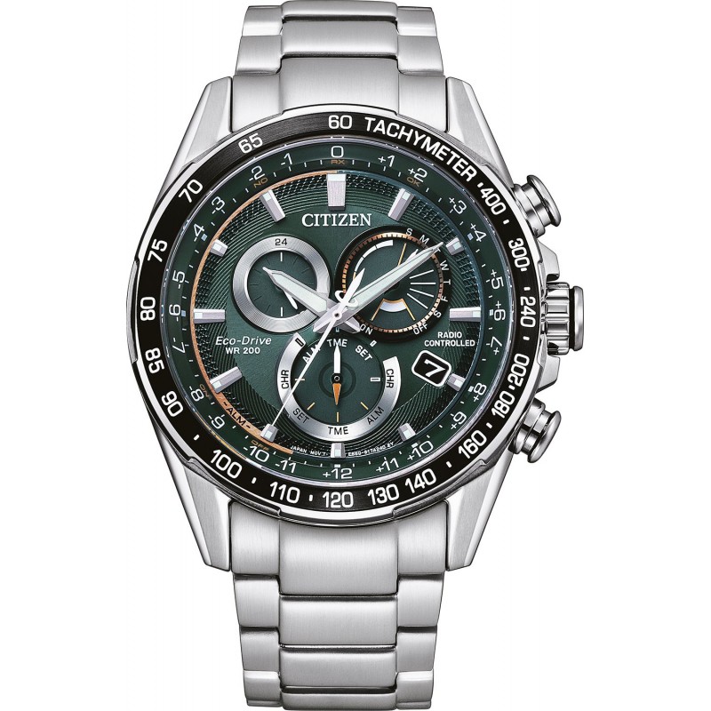 CITIZEN ECO-DRIVE RADIO CONTROLLED CHRONOGRAPH