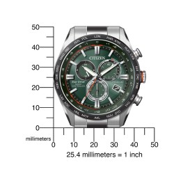 CITIZEN ECO-DRIVE RADIO CONTROLLED TITANIUM CHRONGRAPH CB5945-82X