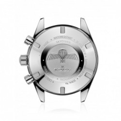 Zbliżenie na dekiel Edox SkyDiver – grawerowany napis Limited Edition.