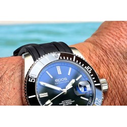 Czarna tarcza z indeksami – Epos Sportive Diver Automatic