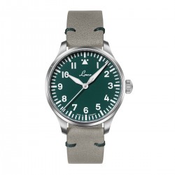 Zegarek męski Laco Pilot Augsburg Automatic 39mm z zieloną tarczą
