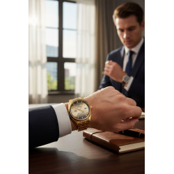 Zegarek Orient Multi-Year Calendar Automatic 43mm na nadgarstku mężczyzny