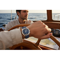 Zegarek Edox SkyDiver Chronograph 40mm – limitowana edycja na nadgarstku.