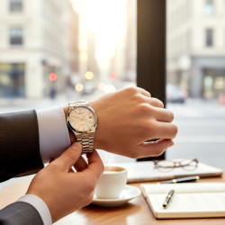 Na nadgarstku NJ0151-88W – Stylowy akcent do codziennej lub eleganckiej stylizacji.