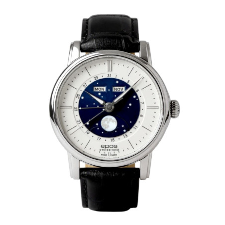 Zegarek Epos Oeuvre d’Art Big Moon 3439.322.20.18.25 – widok z przodu