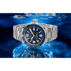 Analogowa tarcza w kolorze niebieskim