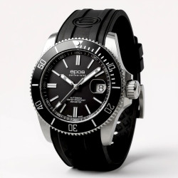 Epos Sportive Diver 3504.131.20.15.55 – widok z przodu, czarna tarcza