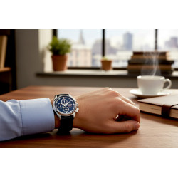 Epos Sportive Chronograph 44mm na nadgarstku w stylizacji smart-casual