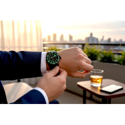 Davosa Ternos Professional Carbon na męskim nadgarstku