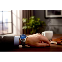 EPOS Passion Automatic noszony z garniturem w stylu biznesowym