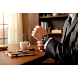 EPOS Passion Skeleton na nadgarstku – elegancki zegarek do garnituru (lifestyle)