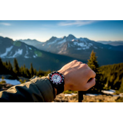 Luminox Sea Lion 44 mm zegarek outdoor podczas wyprawy w górach