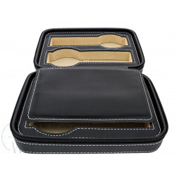 TRAVELERS CASE FOR 4 WATCHES SW-1150BL
