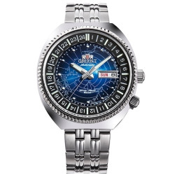 Orient Revival World Map RA-AA0E03L39B – męski zegarek automatyczny 44 mm