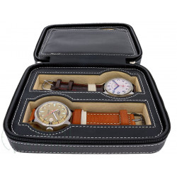 TRAVELERS CASE FOR 4 WATCHES SW-1150BL