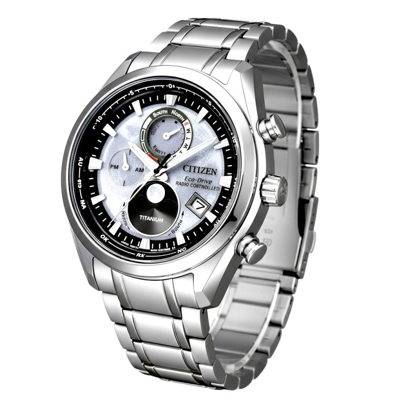 Citizen BY1010-81H – tytanowy zegarek z fazami księżyca 43 mm