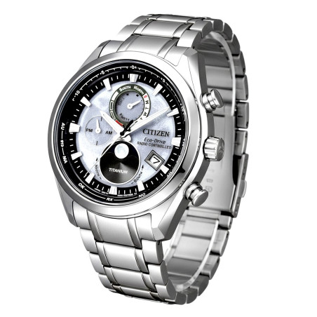 Citizen BY1010-81H – tytanowy zegarek z fazami księżyca 43 mm