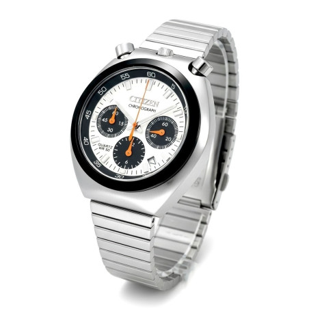 Citizen Tsuno Bullhead AN3660-81A chronograph 38 mm white dial