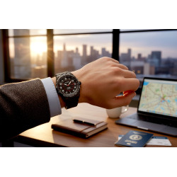 Zegarek Victorinox Airboss w stylizacji biznesowej