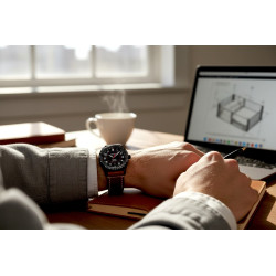 Victorinox Airboss 241886 na nadgarstku mężczyzny