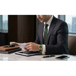 Epos Sportive Automatic 3506.132.22.13.55 na nadgarstku w stylizacji biznesowej