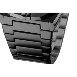 Czarna bransoleta ze stali szlachetnej zegarka Epos Sportive Automatic 3506.132.25.15.35