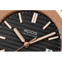 Czarna tarcza z indeksami – Epos Sportive Automatic 41mm