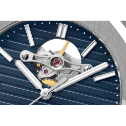 Niebieska tarcza typu open heart – Epos Sport Open Heart Automatic 41mm