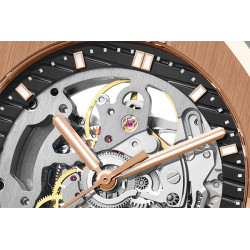 Zegarek szkieletowy 3506.139.34.15.30 z Super-LumiNova na wskazówkach i indeksach