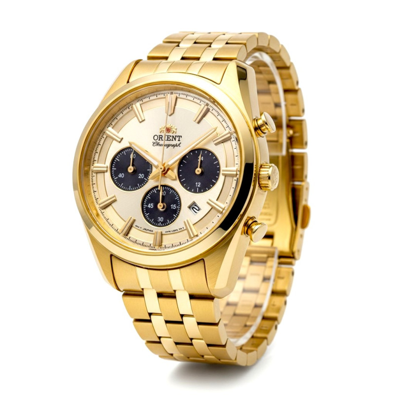 Orient RA-TX0301G10B Stretto Solar Chronograph zegarek męski 40 mm