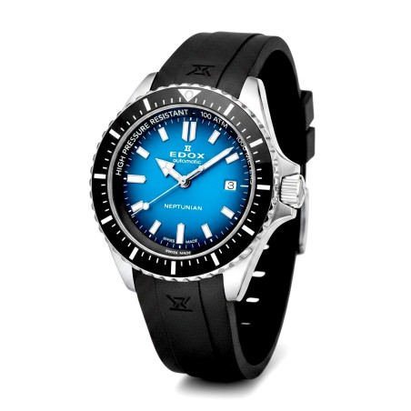 Edox 80120 3NCA BUIDN – SkyDiver Neptunian 44mm diver automat