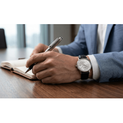 Epos Originale Retro 3437.132.20.18.25 na nadgarstku w stylizacji biznesowej