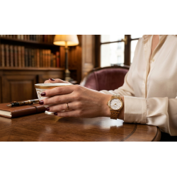 Epos Diamond Automatic  4390.152.22.88.32 na nadgarstku w stylizacji eleganckiej