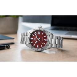 Czerwona tarcza 40 mm przykryta szkiełkiem szafirowym