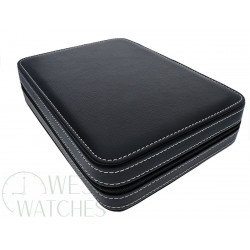 TRAVELERS CASE FOR 8 WATCHES SW-3012BL