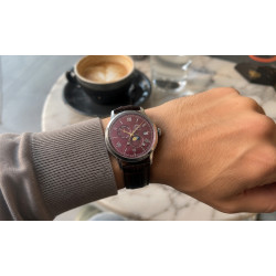 Orient Bambino Sun&Moon Automatic RA-AK0807R30B na nadgarstku