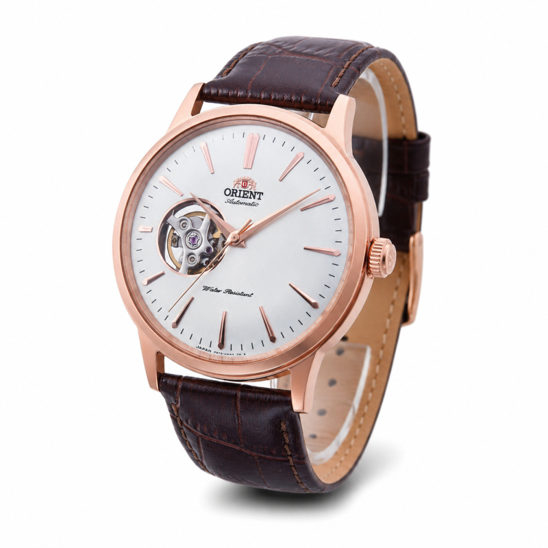 Zegarek męski Orient Classic Open-Heart Automatic 40,5mm RA-AG0001S30B - widok z przodu