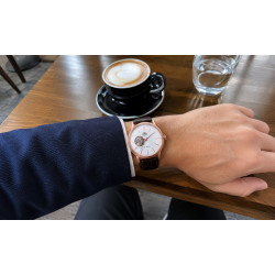 Orient Classic Open-Heart Automatic RA-AG0001S30B na nadgarstku