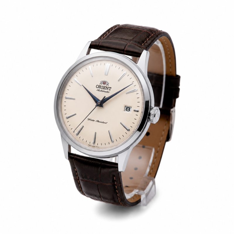 Zegarek męski Orient Bambino Automatic 38mm RA-AC0M04Y30B - widok z przodu