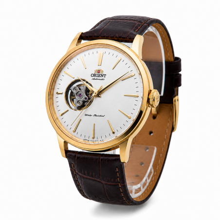 Zegarek męski Orient Classic Open-Heart Automatic 40,5mm RA-AG0003S10B - widok z przodu