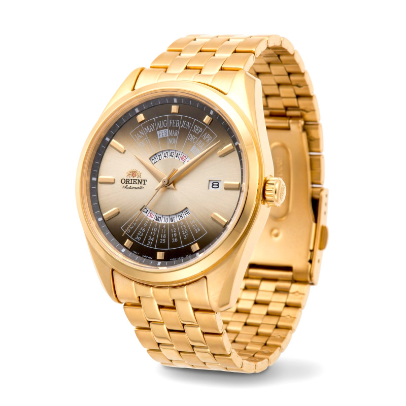 Orient RA-BA0001G30B – elegancka tarcza z kalendarzem wieloletnim