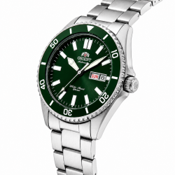 Funkcja datownika i kalendarza w zegarku Orient Kano Diver Automatic RA-AA0914E19B