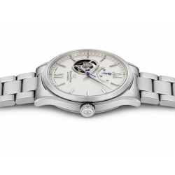 Elegancka srebrna koperta 39 mm ze stali nierdzewnej – klasyczny styl Orient Star