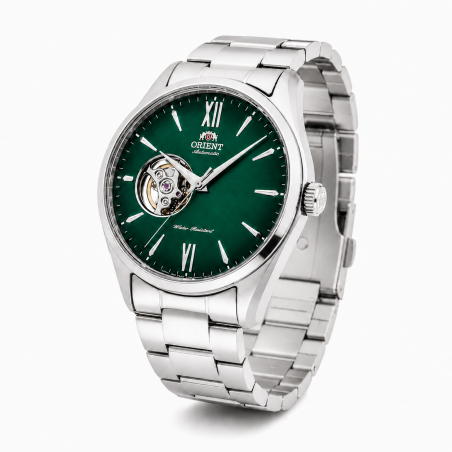 Zegarek męski Orient Classic Open-Heart Automatic 40,5mm RA-AG0026E10B - widok z przodu