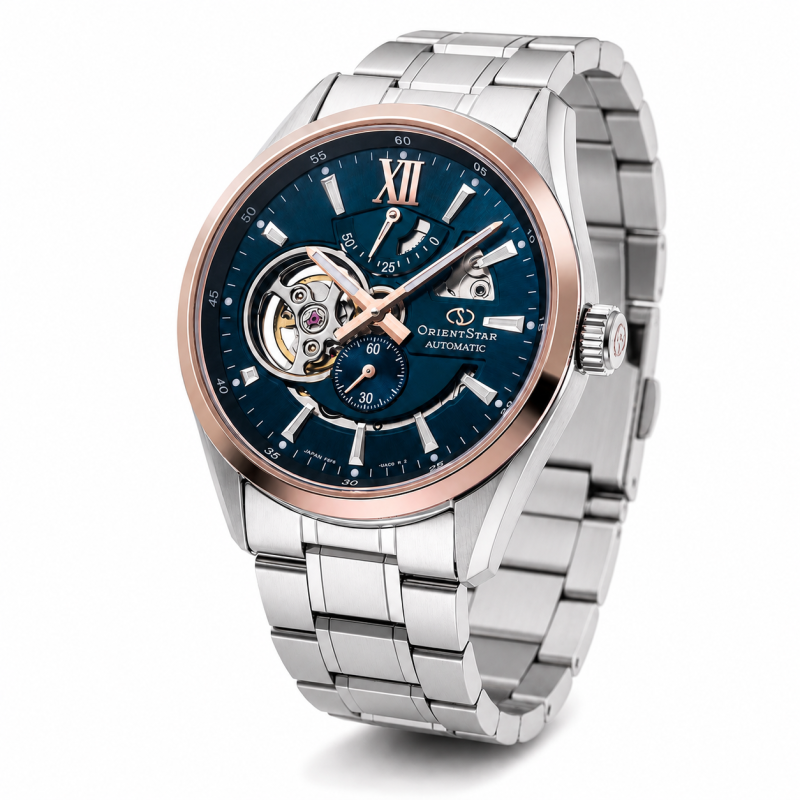 Zegarek męski Orient Star Contemporary Modern Skeleton RE-AV0120L00B - widok z przodu