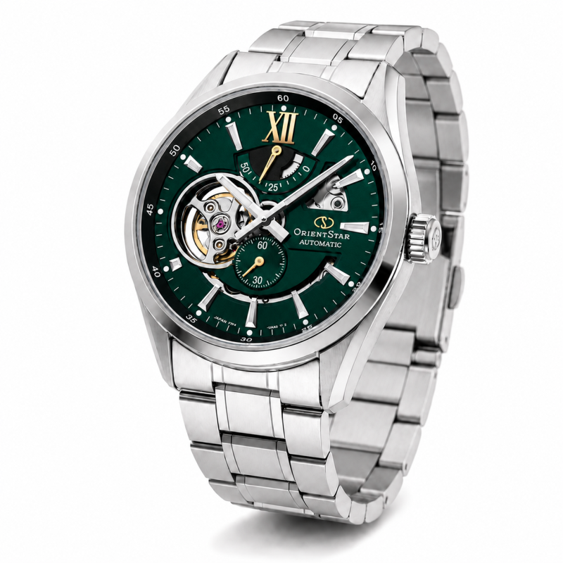 Zegarek męski Orient Star Contemporary Modern Skeleton RE-AV0114E00B - widok z przodu