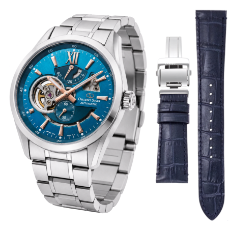 Zegarek męski Orient Star Contemporary Modern Skeleton RE-AV0122L00B - widok z przodu