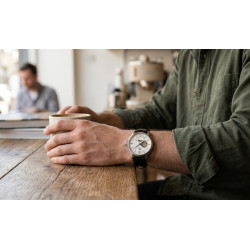 Orient Sun&Moon Open Heart Automatic RA-AS0011S10B na nadgarstku