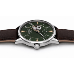 Elegancka srebrna koperta 40 mm ze stali nierdzewnej – klasyczny styl Orient Star