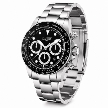 Luksusowy zegarek męski Davosa Ternos Professional Chronograph 161.543.50 - widok z przodu